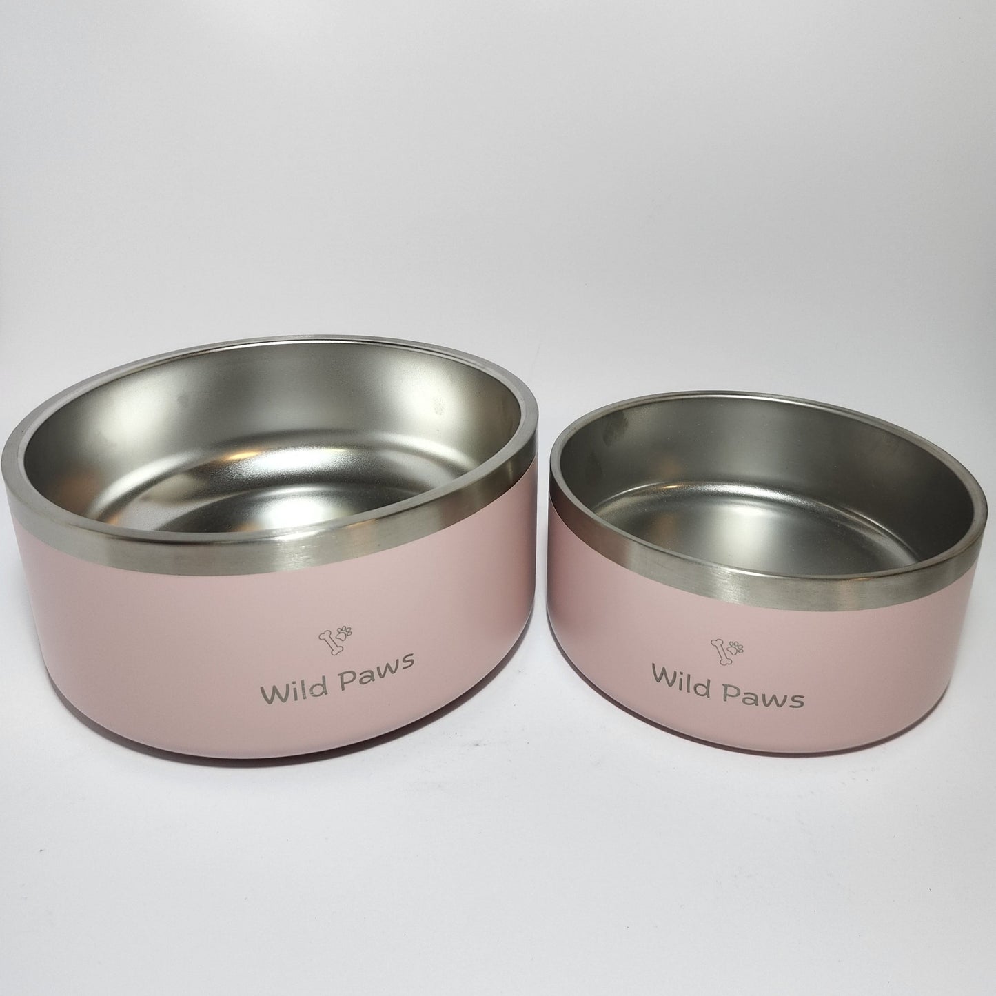 Wild Paws - Double Wall Insulated Pet Bowls [Pink]
